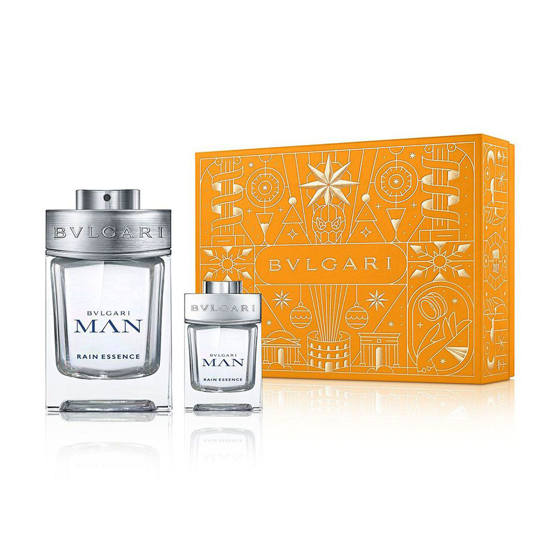 Парфумований набір чоловічий Bvlgari Man Rain Essence (парфумована вода, 15 мл + парфумована вода, 100 мл)